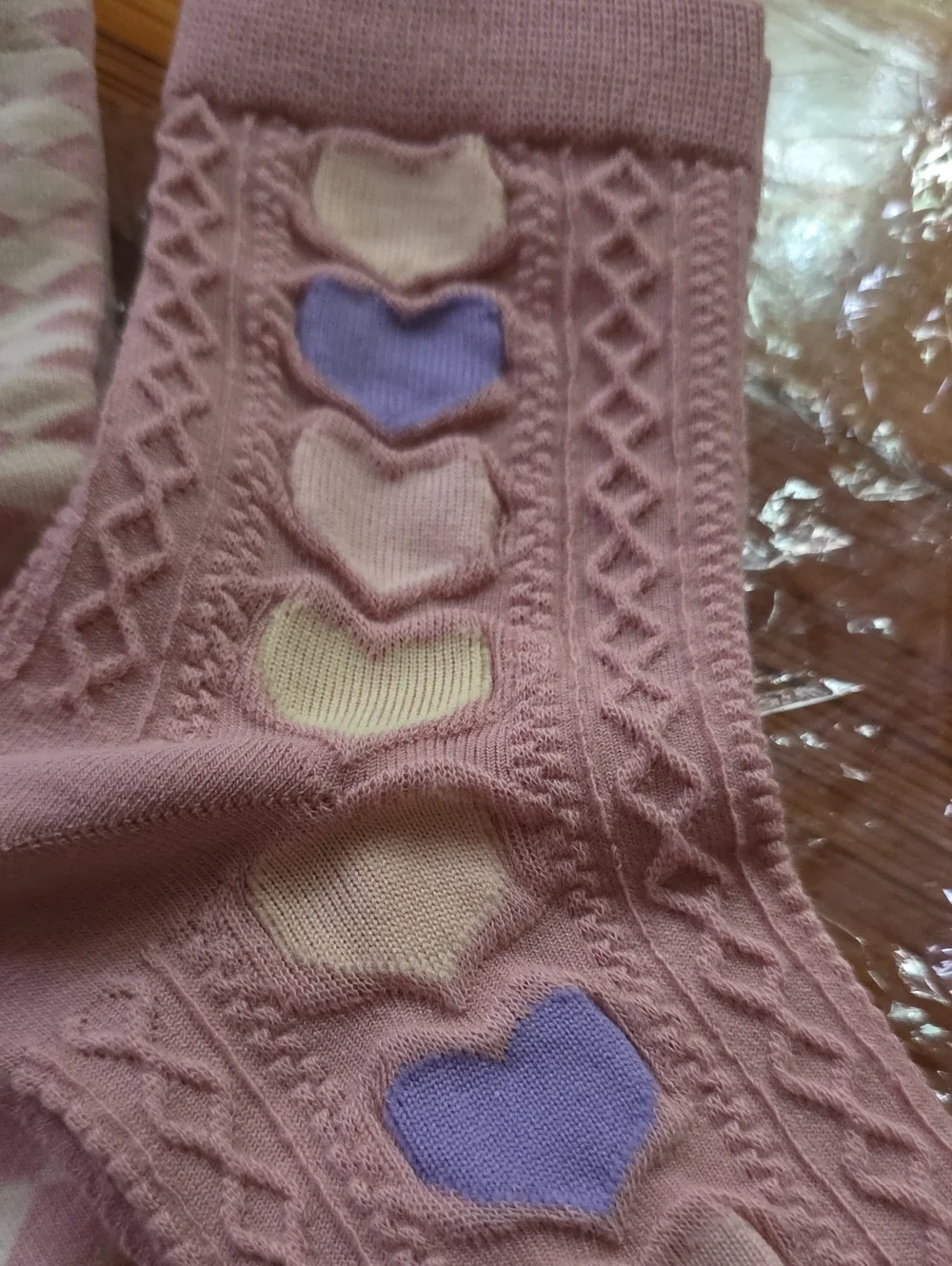 Pastel Pink & Lavender Cute Patterned Socks - Pack of 5